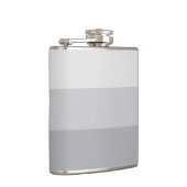 Flasques Gris argenté rayé (Droite)