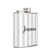 Flasques Gris clair et blanc personnalisés (Droite)