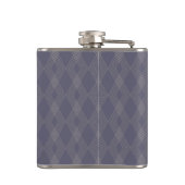 Flasques Gris, cool, tendance, simple, moderne zig zag moti (Dos)