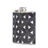 Flasques Gris de charbon | mosaïque | fleur de vie (Gauche)