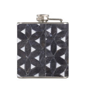 Flasques Gris de charbon | mosaïque | fleur de vie (Dos)