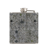 Flasques Gris de granit avec de la mousse verte (Dos)