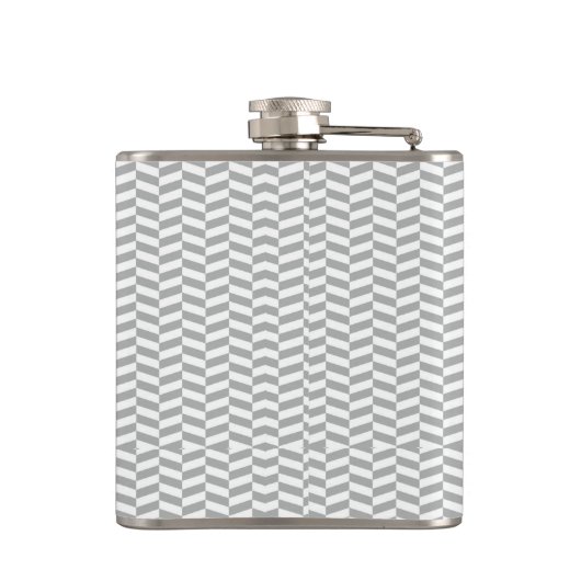 Flasques Gris Herringbone (Dos)