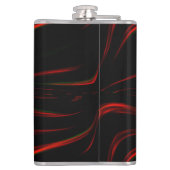 Flasques Gris rouge sur arrière - plan noir (Dos)