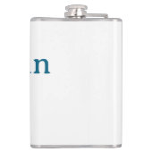 Flasques groomsman bachelorette party ajouter nom moderne s (Dos)