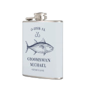 Flasques Groomsman Best Man Simple Fun Cadeau (Gauche)