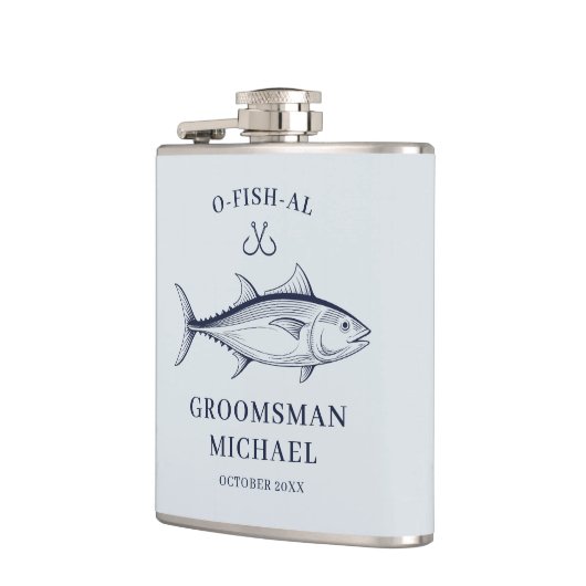 Flasques Groomsman Best Man Simple Fun Cadeau (Gauche)