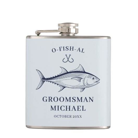 Flasques Groomsman Best Man Simple Fun Cadeau (Devant)
