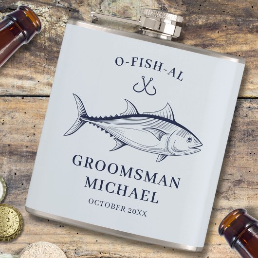 Flasques Groomsman Best Man Simple Fun Cadeau