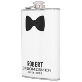 Flasques Groomsmen Wedding Party Nom personnalisé (Gauche)