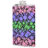 Flasques Groovy Boho Rétro Mod Géométrique Fierté Trigender (Gauche)