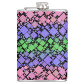 Flasques Groovy Boho Rétro Mod Géométrique Fierté Trigender (Devant)