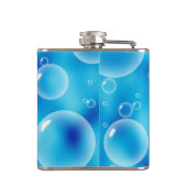 Flasques Grosses bulles bleues rebondissantes (Dos)