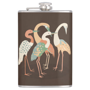 Flasques Grues d'art pop couleur neutre