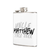 Flasques Grunge noir et blanc moderne pour l'oncle Cool (Gauche)