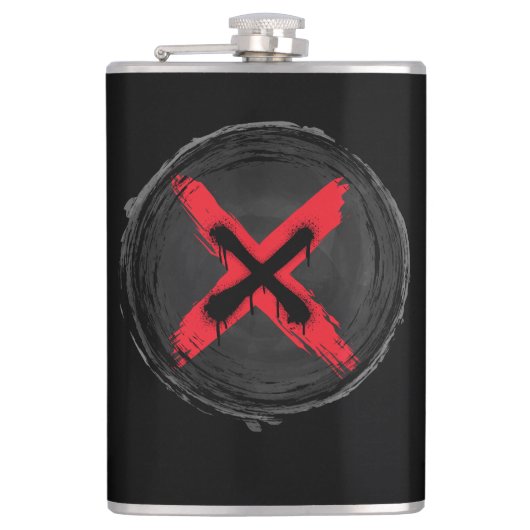 Flasques Grunge Red Xpression (Devant)