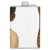 Flasques Guépard et garçon : Lien du sauvage et de l'innoce (Dos)