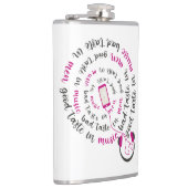 Flasques Guillemet de fille Bon goût en musique mauvais goû (Droite)