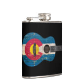 Flasques Guitare acoustique âgée et utilisée de drapeau du (Droite)