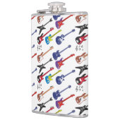 Flasques Guitares et notes musicales (Gauche)