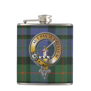 Flasques Gunn Tartan & Badge