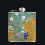 Flasques Gustav Klimt - Jardin des fleurs<br><div class="desc">Jardin aux fleurs - Gustav Klimt en 1905-1907</div>