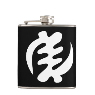 Flasques Gye Nyame God is Supreme Adinkra