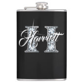 Flasques H Faux Diamond Monogramme (Devant)