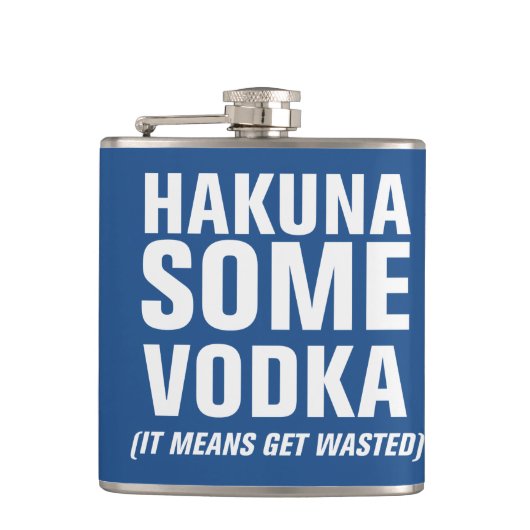 Flasques Hakuna de la vodka (Devant)