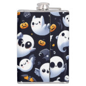 Flasques Halloween avec un joli fantôme (Dos)