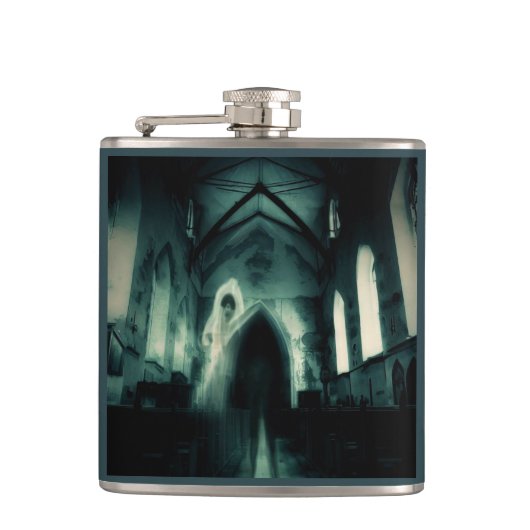 Flasques Halloween - Haunted Church 3 (Devant)