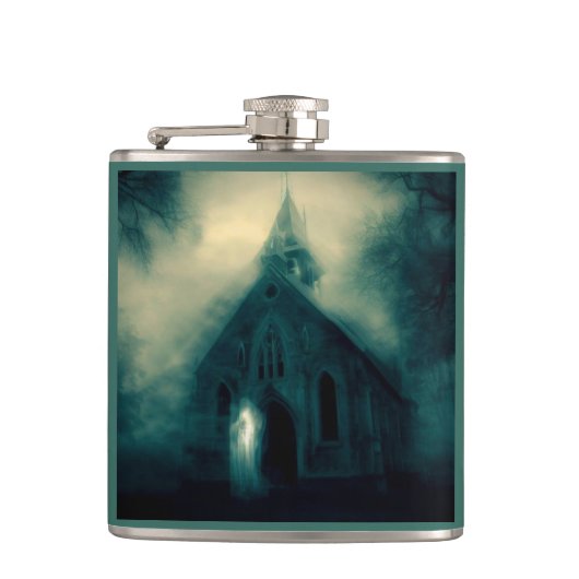 Flasques Halloween - Haunted Church 4 (Devant)