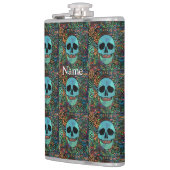 Flasques Halloween Hippie Skull Thunder_cove (Gauche)