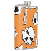 Flasques Halloween Skulls Bones DoodMotif (Droite)