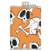 Flasques Halloween Skulls Bones DoodMotif (Dos)
