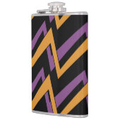 Flasques Halloween Zig Zags Orange Violet    (Gauche)