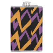 Flasques Halloween Zig Zags Orange Violet    (Dos)