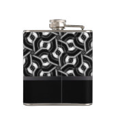 Flasques Hanche blanche noire Fla de cadeau de garçons (Dos)