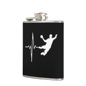 Flasques Handball - Handball Player Heartbeat (Gauche)