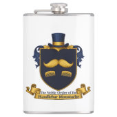 Flasques Handlebar Moustache Gentleman's Flask (Devant)