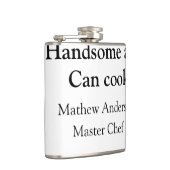 Flasques Handsome et peut cuisiner ajouter nom maître chef (Droite)