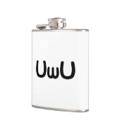 Flasques Happy Anime Face Emoticon (Gauche)