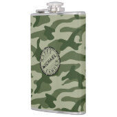 Flasques Happy Camper Olive Green Nom du Camo Camping Voyag (Gauche)