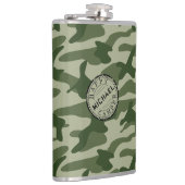 Flasques Happy Camper Olive Green Nom du Camo Camping Voyag (Droite)