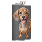 Flasques Happy Dachshund Puppy (Droite)