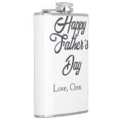 Flasques Happy father's day gray name love best Daddy ever  (Droite)