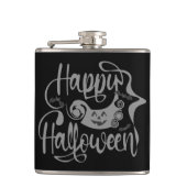 Flasques Happy Halloween chauves-souris Jack-o'-lantern (Devant)