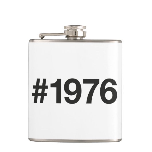 Flasques Hashtag 1976 49 Anniversaire (Devant)