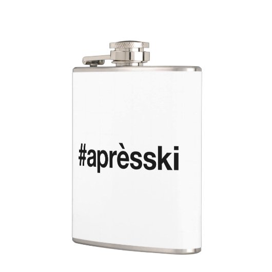 Flasques Hashtag SKI APRES (Gauche)