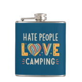 Flasques Hate People Love Camping (Devant)